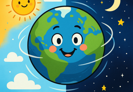 Earth Moon and the Sun